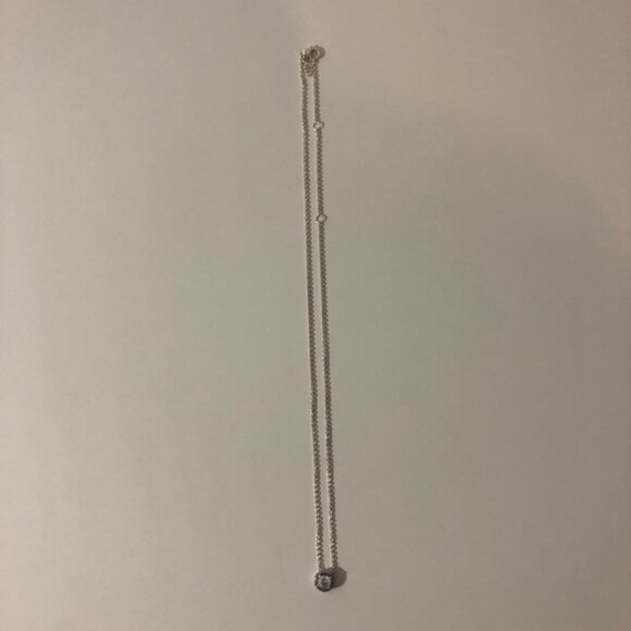 Pandora Sterling Silver Round Halo Necklace - Picture 11 of 11